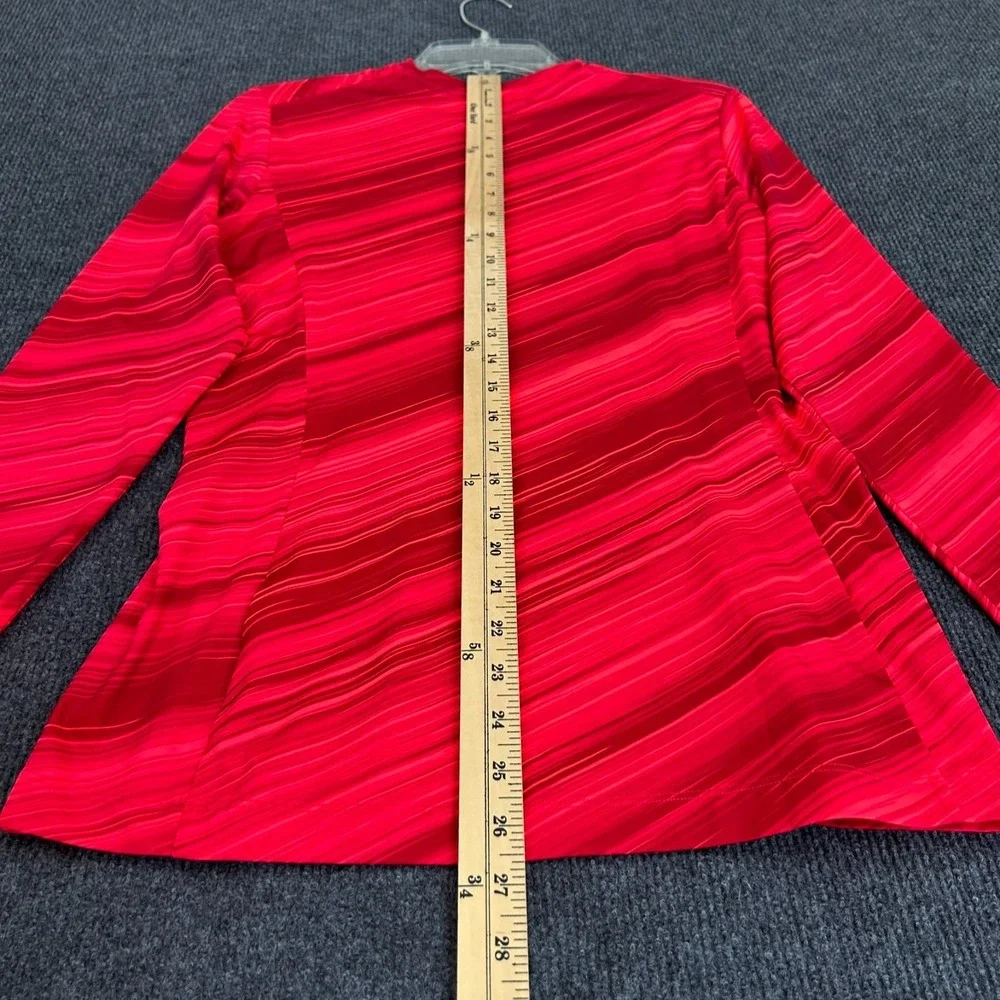 NIKE Golf Tour Performance Dri-Fit Women's Shirt Medium Long Sleeve Red - Picture 6 of 10